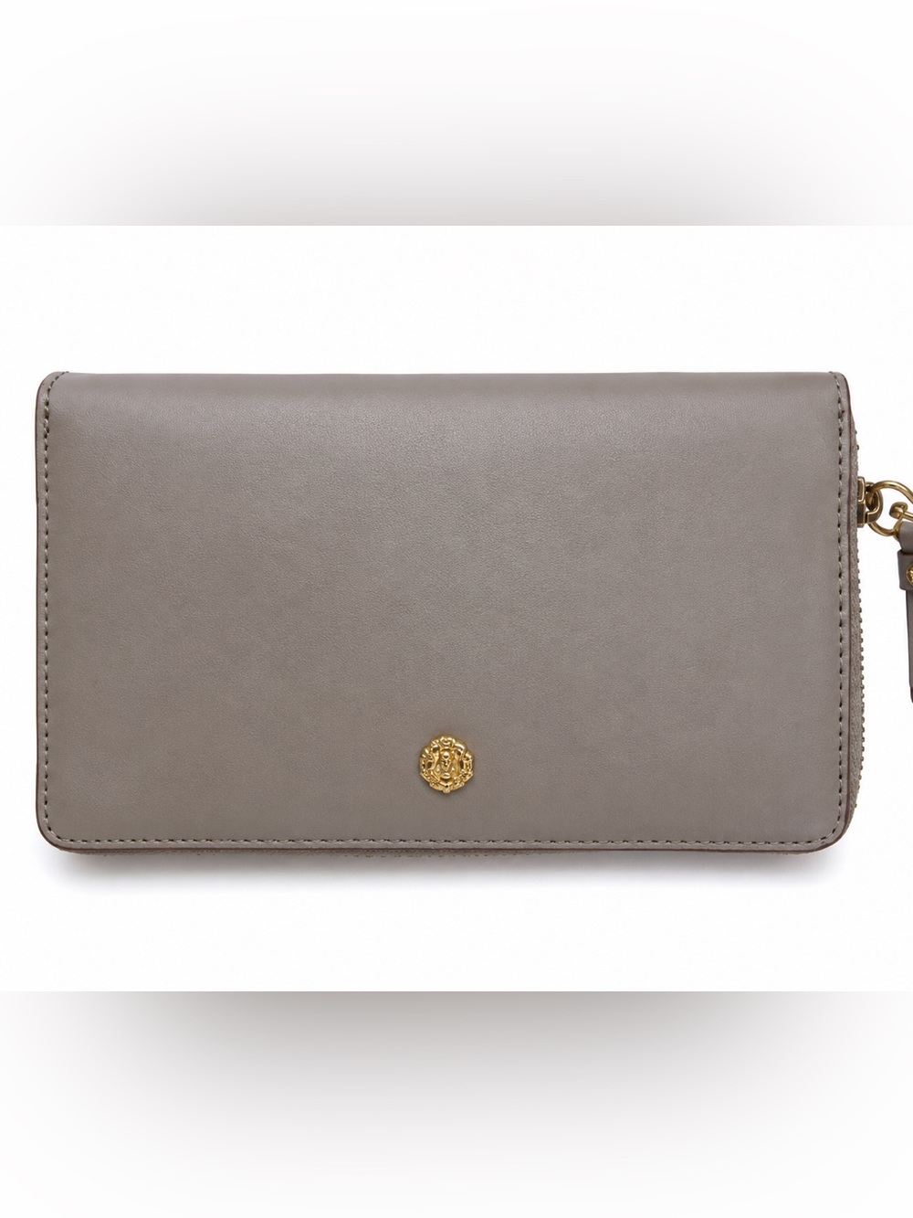 Anne Klein Taupe Leather Wallet